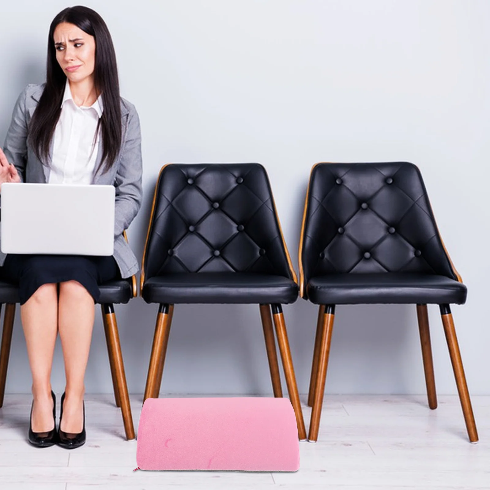 

Memory Foam Foot Pillow Ergonomic Office Home Car Use Leg Support Cushion Under Desk Footrest Pad For Long Sitting Relief