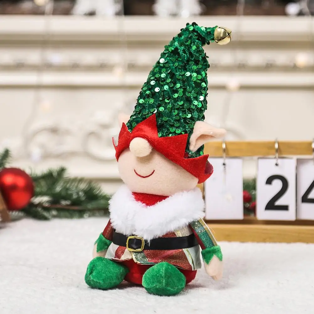 

Christmas Elf Doll Table Decoration Elf Doll Festive Holiday Decor Adorable Faceless Elf Gnome Plush for Home for Christmas