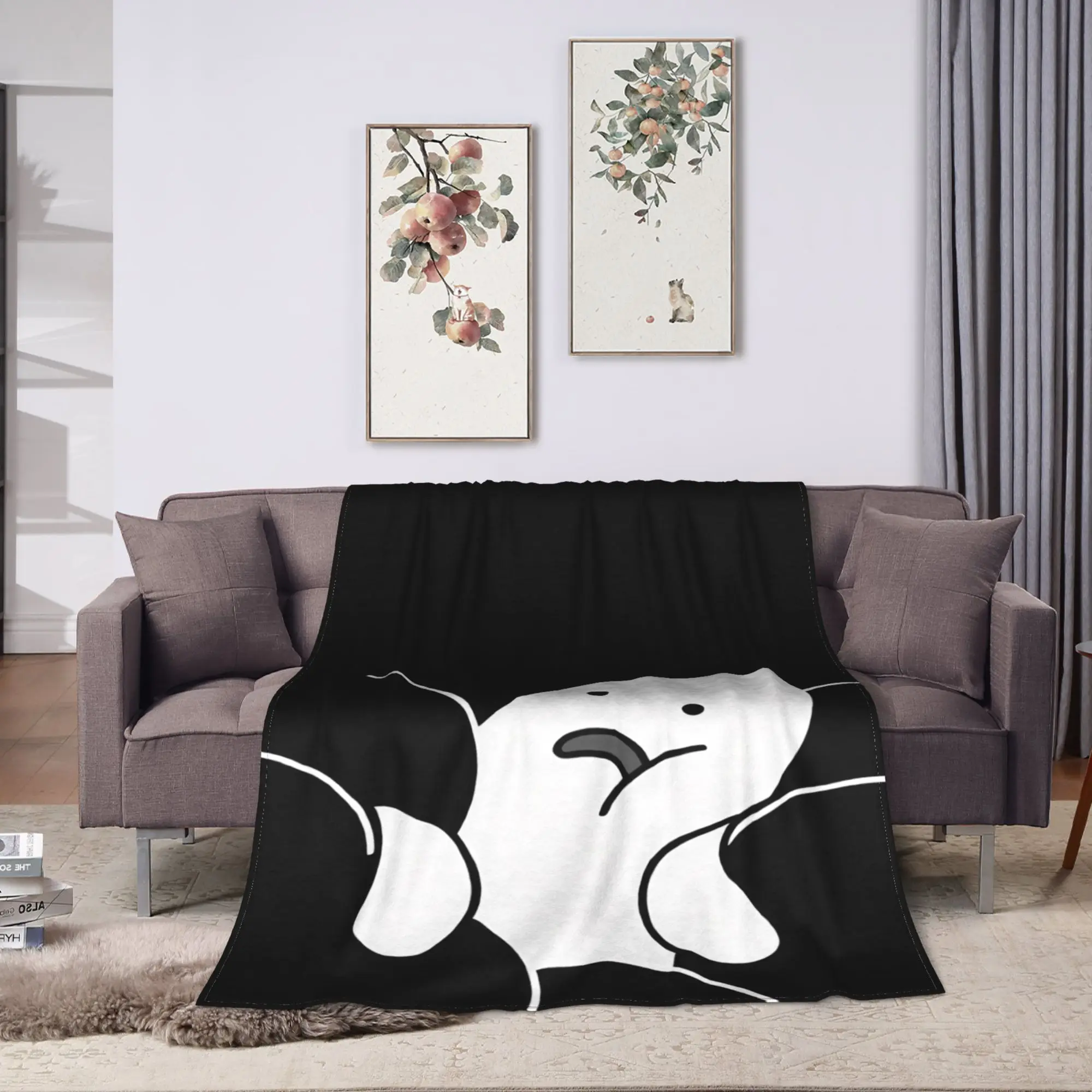 L-Lightsaber BL Manhwa Blanket Winter  Warm Soft Throw Blanket For Girl Sofa Home Flannel Bedspread Bed Cover