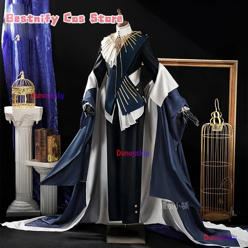 CosplayArknights الشعارات أجواء التوليف لعبة كوسبفريه زي الشعارات الرجعية القرون الوسطى دعوى عباءة مجموعة أنيمي لعب الأدوار حذاء شعر مستعار الدعامة