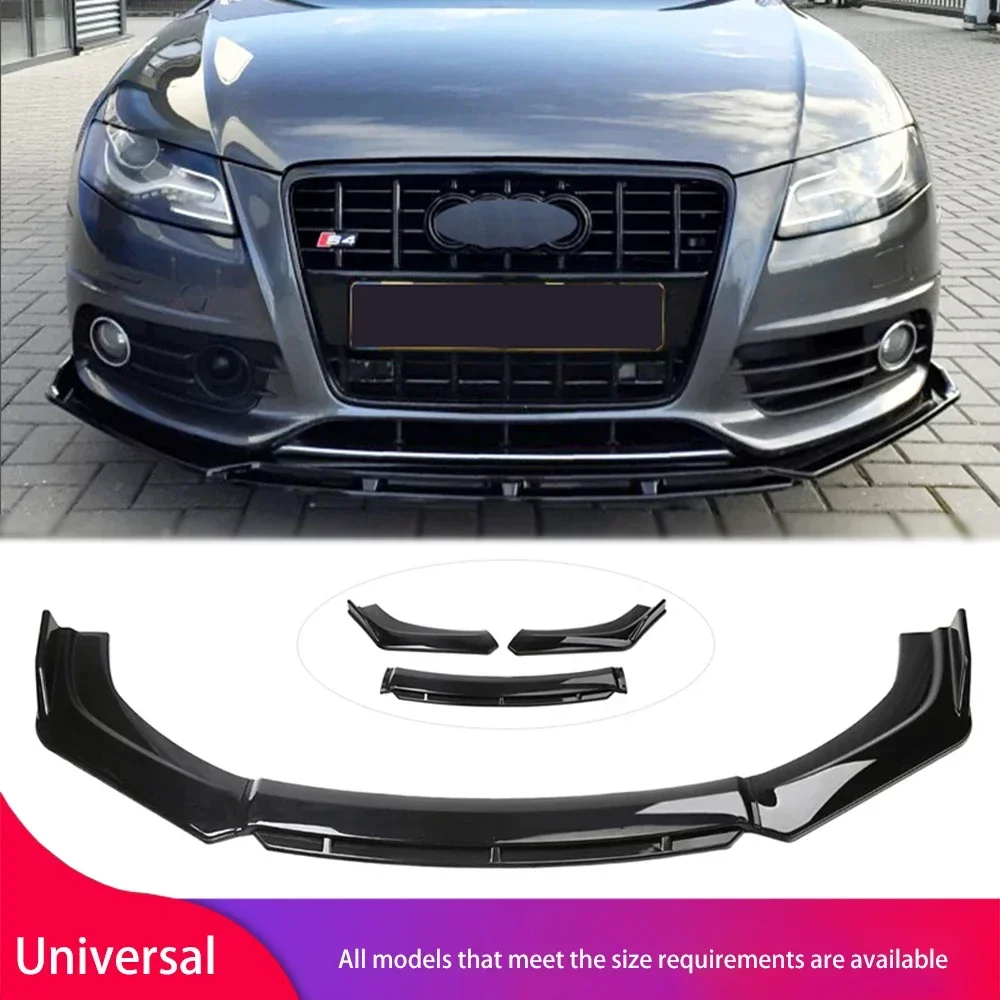 Przedni zderzak samochodowy Uniwersalny do Audi A4 S4 A6 S6 Wagon Awant B6 B7 B8 Spoiler podbródkowy Splitter Dyfuzor Bodykit Akcesoria
