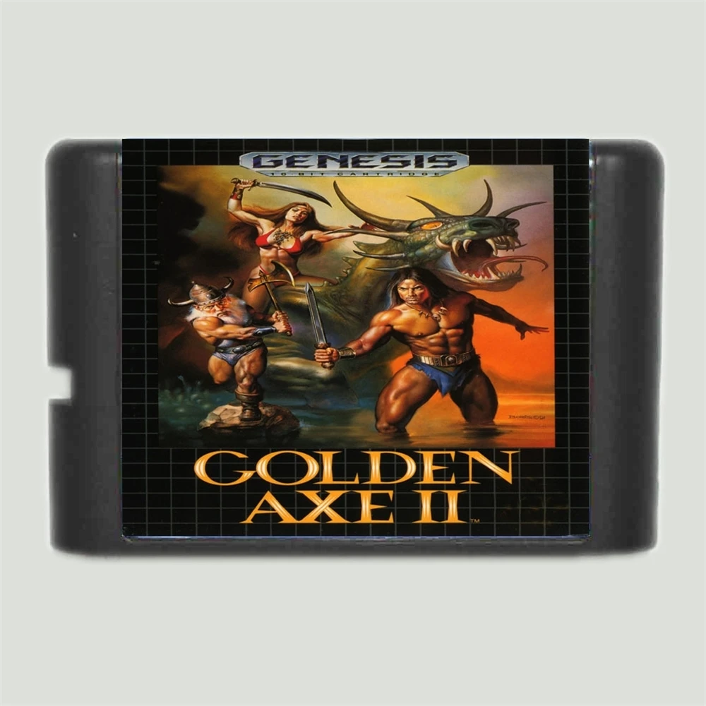 Golden Axe 2 16Bit MD Game Card For Sega Mega Drive For Genesis System