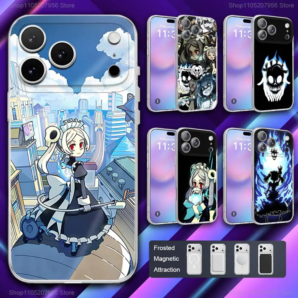 

M-Marie S-Skullgirls-S For iPhone 11,12,15,14,13,17,16,Pro,Plus,E,Max,Air,Mini Magnetic Frosted Cover Phone Case