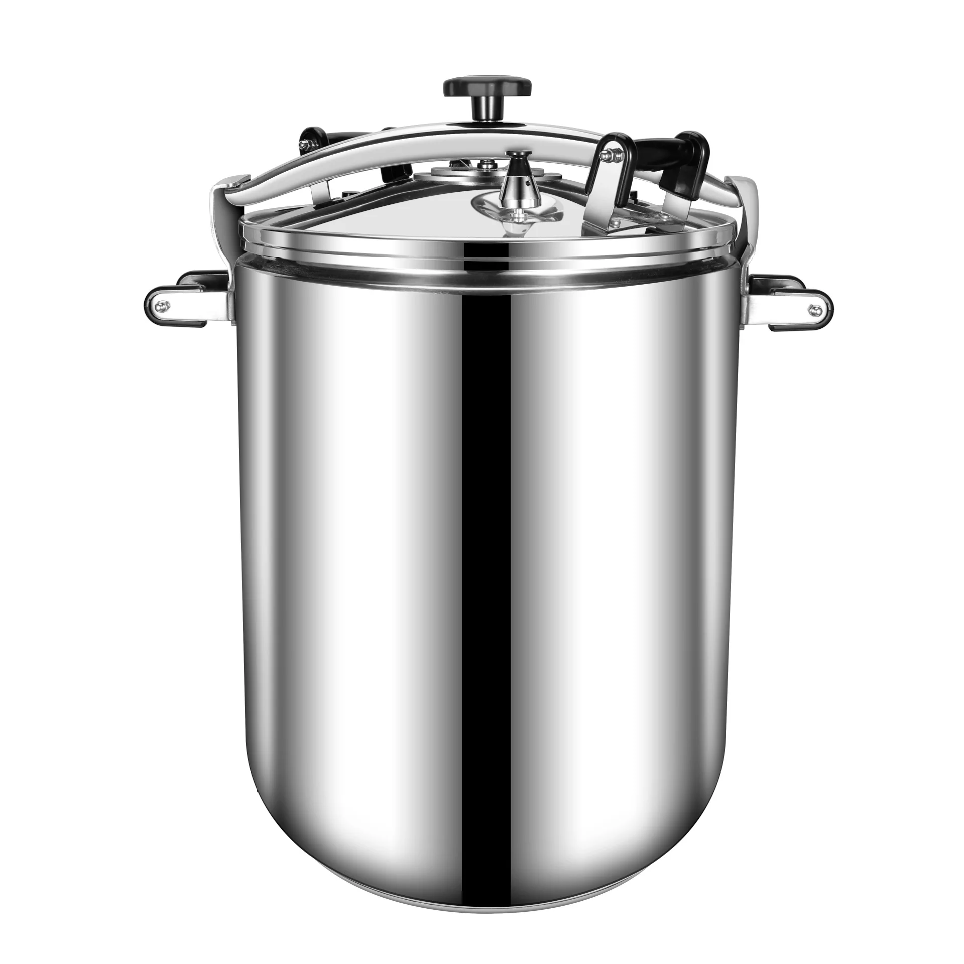 Commercial Large Size Pressure Cooker 15-80L SS#304 Stainless Steel Pressure Cooker Large Capacity Canteen