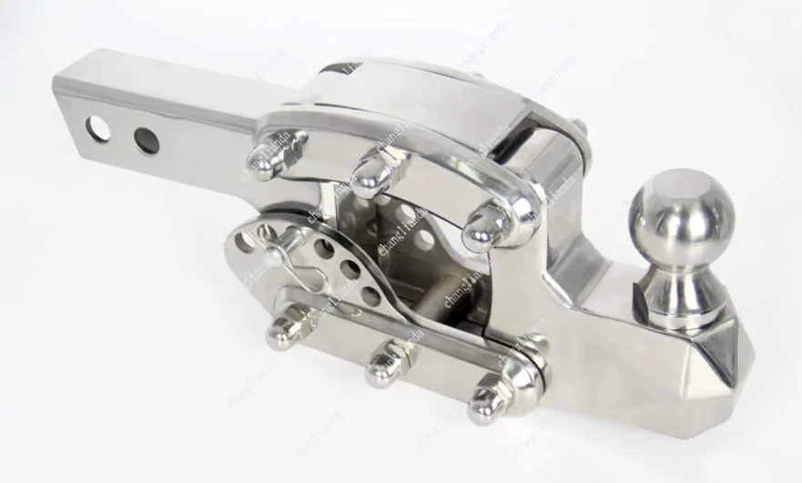 Adjustable Manganese Steel Trailer Hitch Ball Mount Heavy Duty Towing Bracket Vehicle Exterior Trailer Replacement Accessory