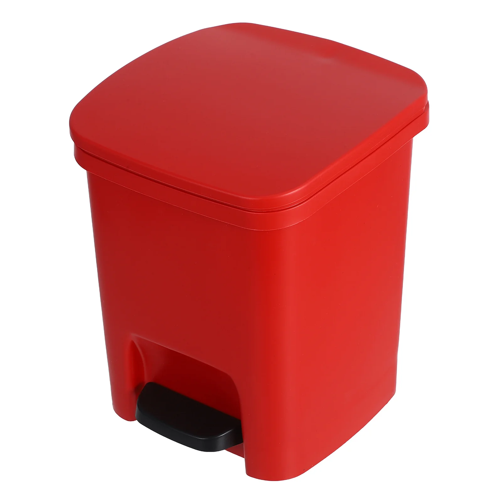 

Foot Pedal Trash Can Flip Lid 10L Compact Kitchen Bedroom Office Small Garbage Container Modern Waste Bin Trash Can with Lid