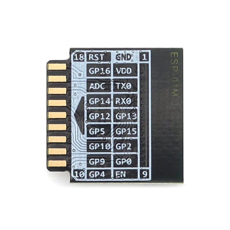 1/5/10Pcs ESP-01M serial port to WiFi wireless smart socket/IoT double-sided direct insertion patch module WIFI module
