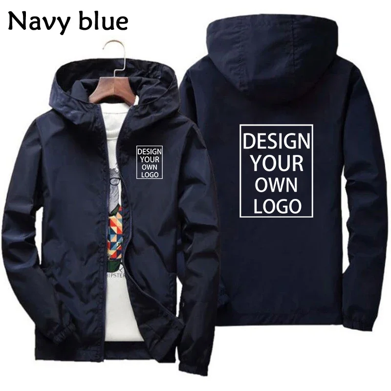 Team Unisex UV and Wind Resistant Zipper Jacket, Men's and Women's Hoodies, Customized Outdoor Jackets, New Fashion, Autumn