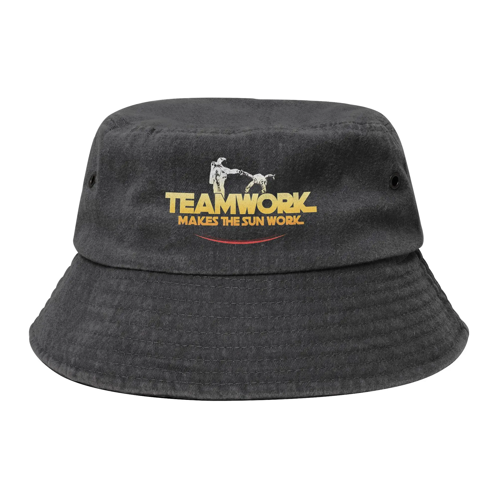 Teamwork Makes the Sun Work Project Hail Mary Bucket Hat for Teen Summer Vocation  Floppy Hat for Camping Fisherman Hats Ispoti