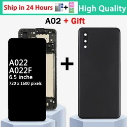 High Quality For Samsung A02 A022 LCD Display Touch Screen Digitizer For Samsung A022 LCD A022F A022M A022G with frame