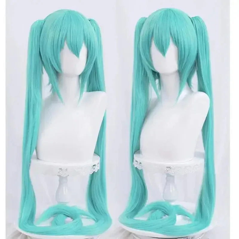 Z Vocaloid Miku Cosplay Wig Anime  New Year Christmas Halloween Party Long Kimono Green Wigs