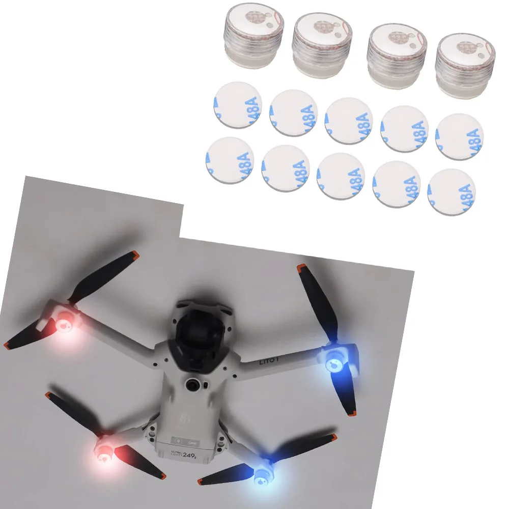 

for Lito 1 Night Flight Warning Light for DJI Lito X1 Signal Mini Flash Light Drone Camera Accessory 4pcs