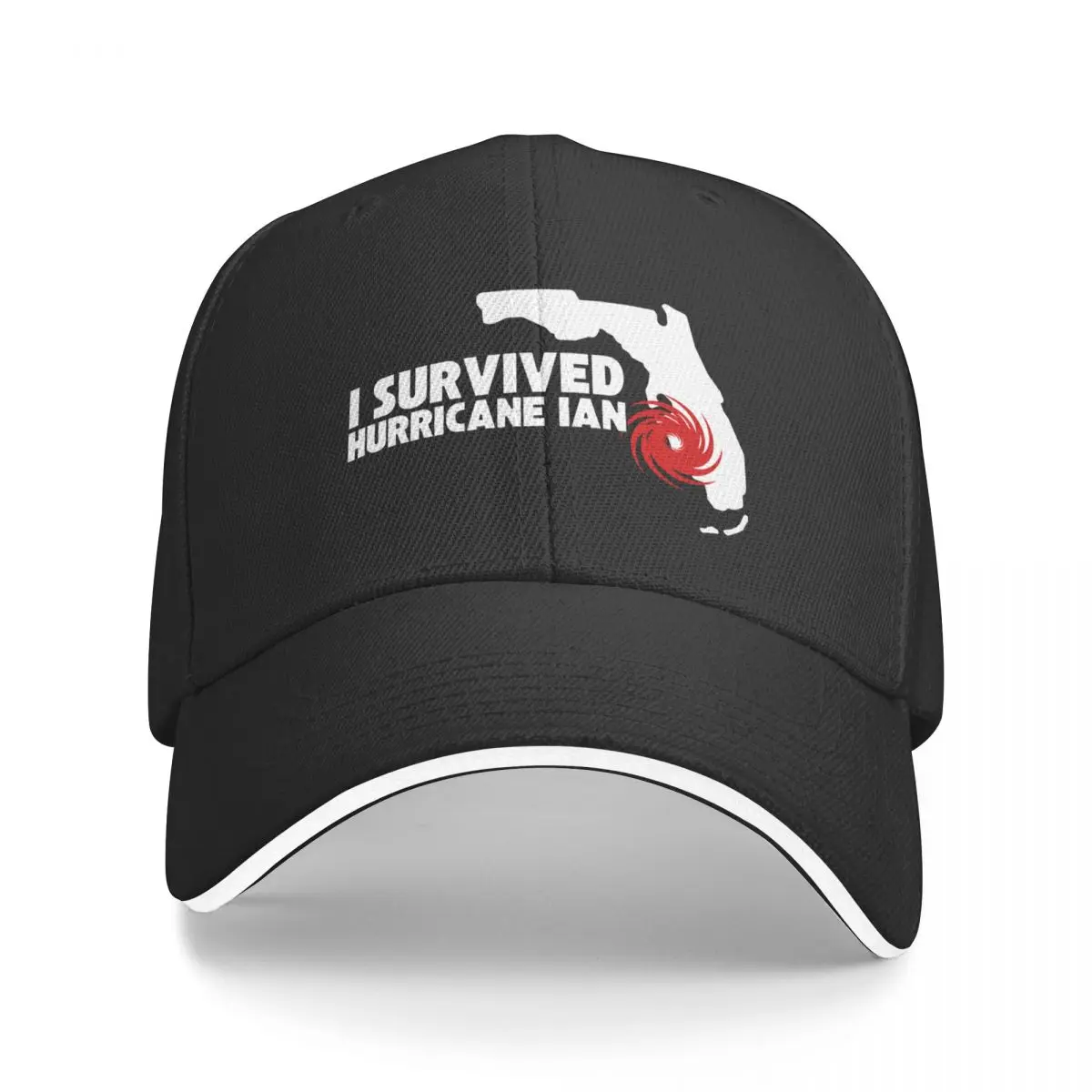 I Survived Hurricane Ian - Hurricane Ian 2022 Baseball Cap Luxury Man Hat Vintage Streetwear Hip Hop Hats Woman Men's