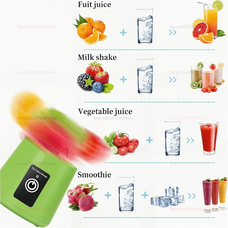 عصارة كهربائية صغيرة محمولة، خلاطات فواكه، مستخلصات فواكه، ماكينة صنع العصير متعددة الوظائف، خلاط عصائر