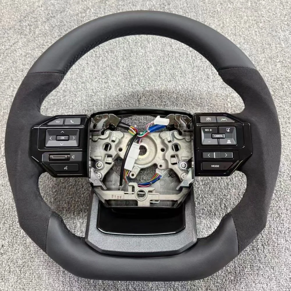 Car Steering Wheel For Toyota Land Cruiser Fortuner Prado LC79 LC120 LC200 LC300 Hiace Hilux N70 Corolla Crown Car Accessorles