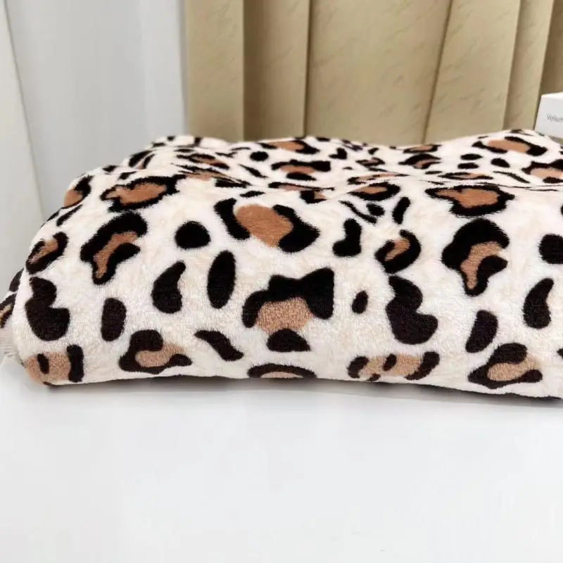 Summer Summer Autumn Leopard Print Warm Blankets Dormitory Office Napping Blankets Sofa Air Conditioning Room Blankets - Aliexpress Deal