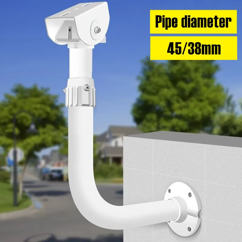 Security CCTV Camera Wall Mount Bracket 30-60cm 60-120cm Telescopic Support Lengthening Rod Monitoring Enclosing Wall Bracket