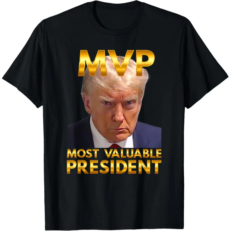 

2025 MVP Most Valuable President Donald Trump New Golden Era T-Shirt