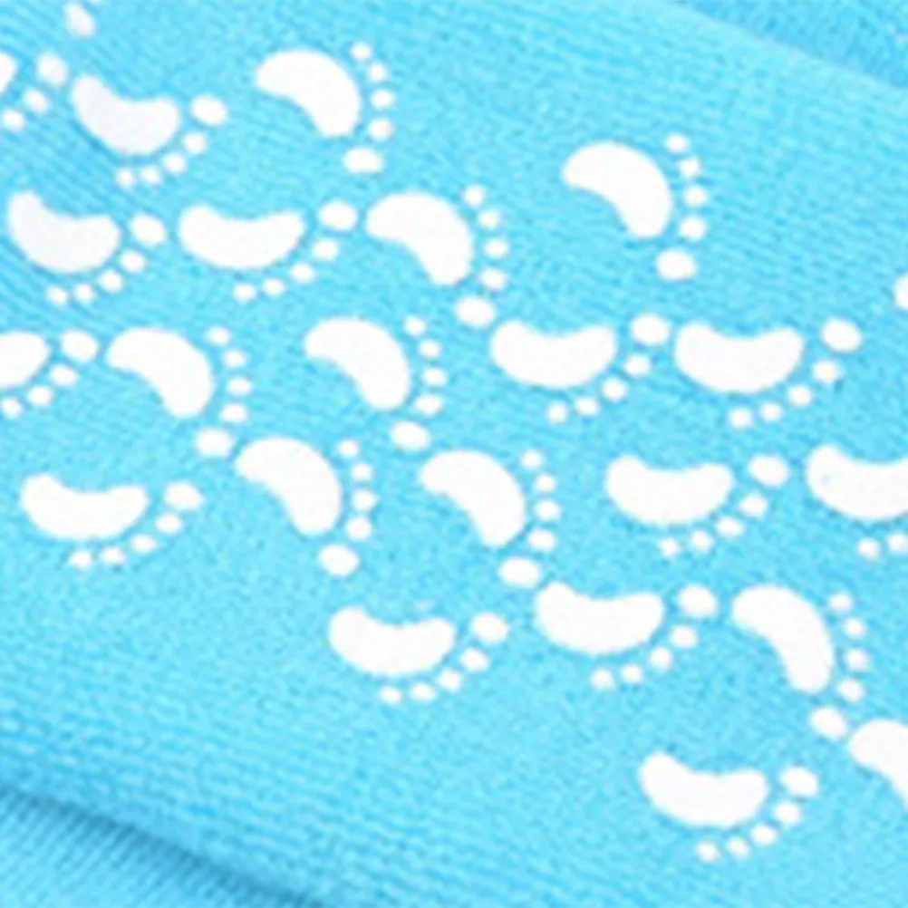 

2 пары увлажняющих носков-сапожек с гелем для спа-процедур, восстанавливающие сухую и огрубевшую кожу стоп, лечение трещин на пятках, уход за ногами, педикюр, розовые, синие