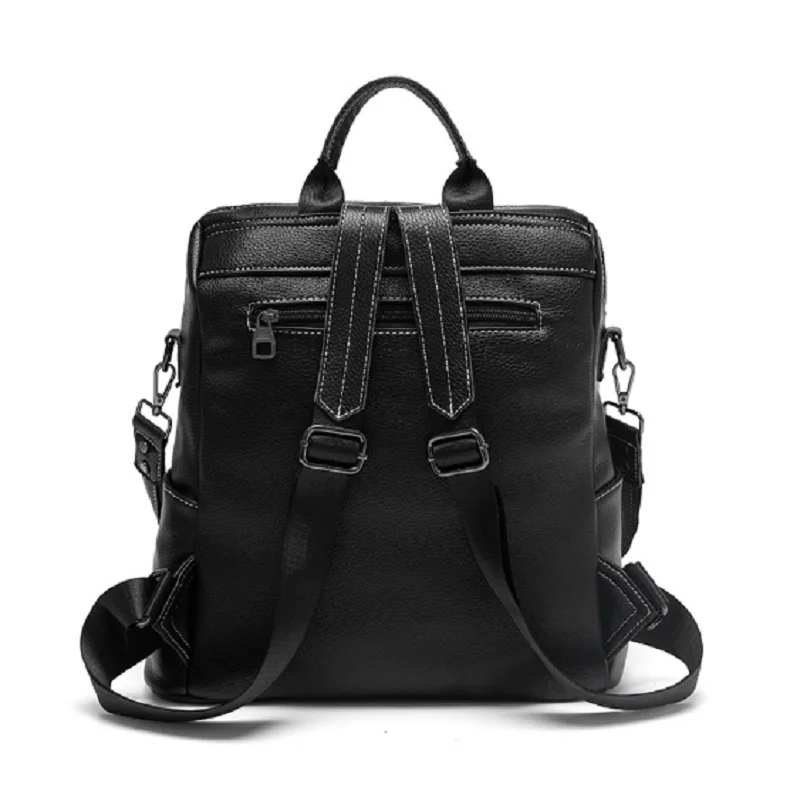 Women Fashion Luxury Large Capacity Shoulder Bags Totes School Bag Ladies Casual Backpack High Quality Soft Leather Backpacks