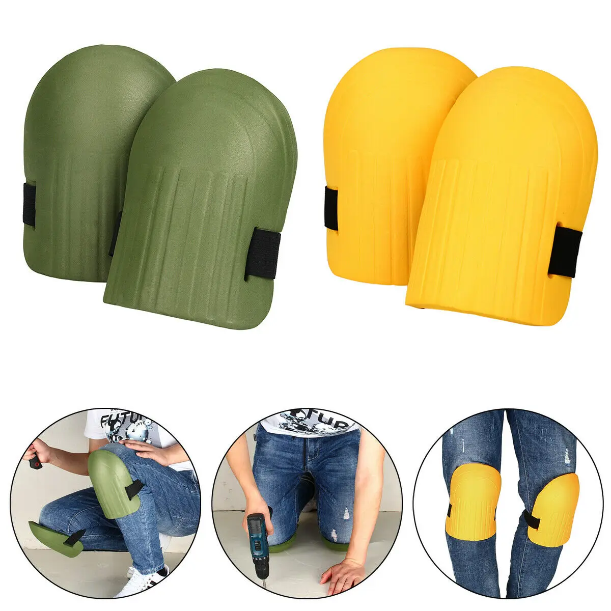 1 Pair Soft Foam Knee Pads For Knee Protection Outdoor Sport Garden Protector Cushion Support Gardening Builder High Quality