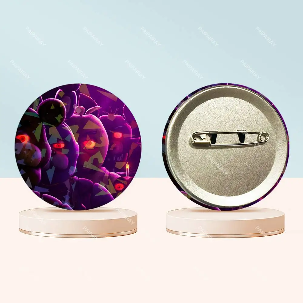 الكرتون F-FiVE N-NiGhtS في F-FReDY-Y شارة مستديرة دبابيس التلبيب لحقائب الظهر حقيبة الليزر بروش الملابس الهدايا #6