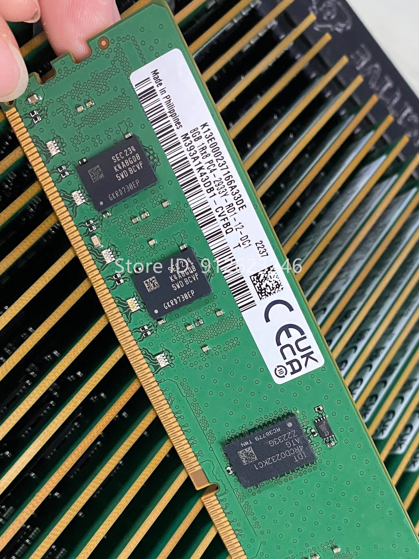 One Piece 8GB PC4-2933Y for  Samsung Server Workstation Memory, DDR4 ECC RAM 8GB 2933MHz Desktop Memory ECC-UDIMM