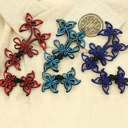 1 pairs Handmade Hollow Flower buttons Vintage Chinese Knot Cheongsam Button Fastener DIY Hand-woven Sewing Accessories