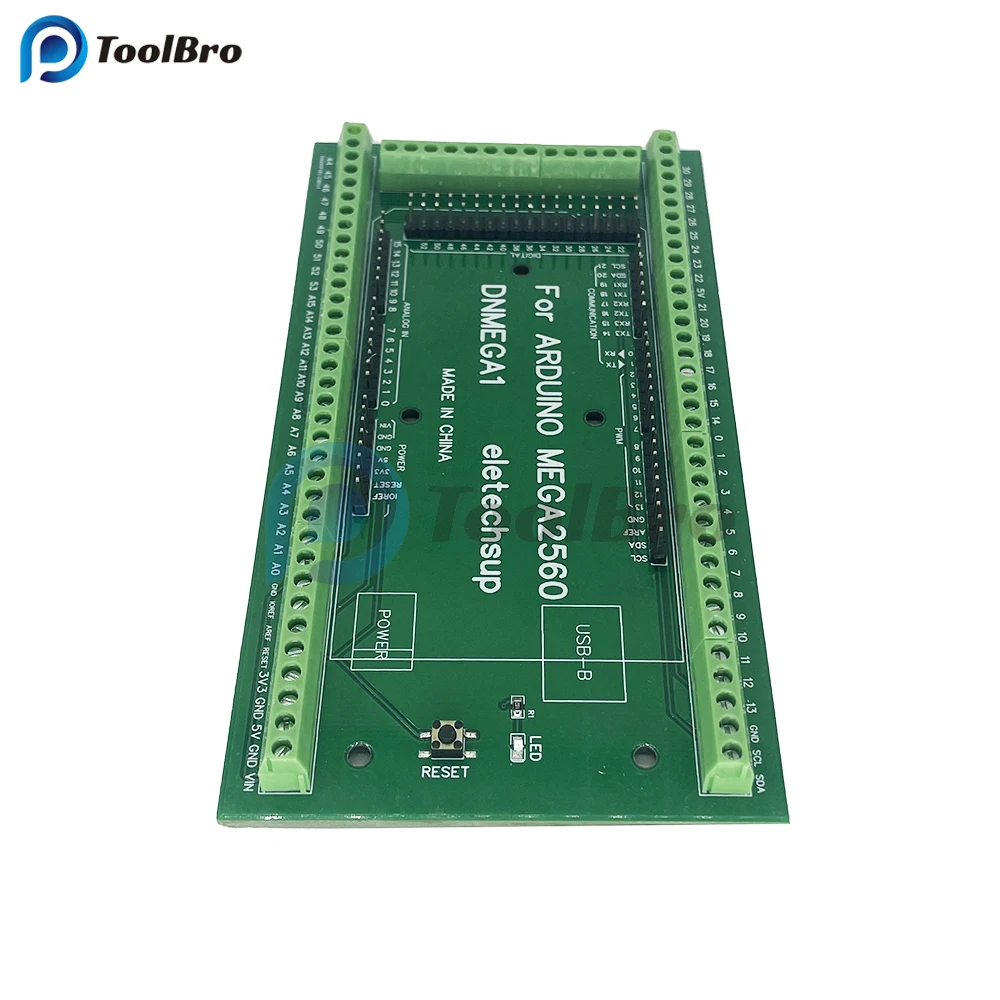 DIN Rail Mount Screw Terminal Block Adapter Module for Arduino MEGA2560 R3