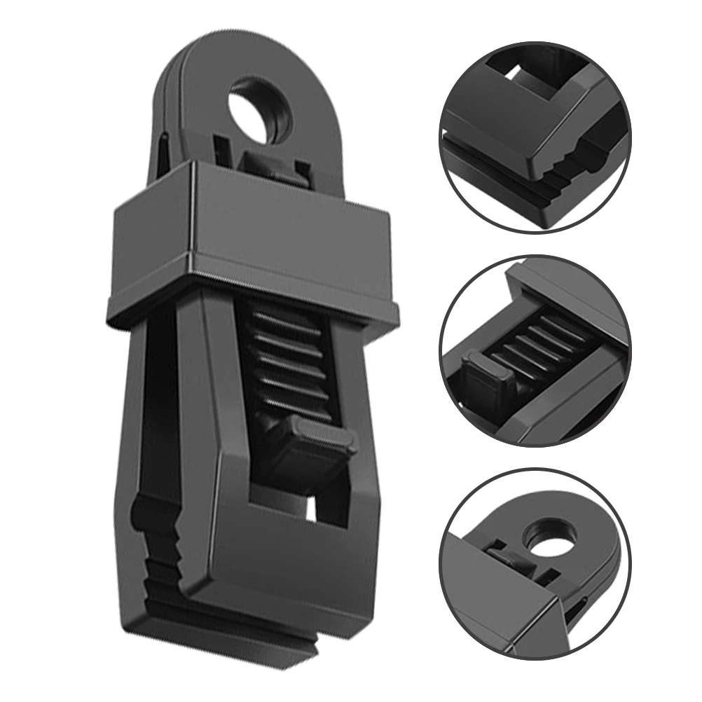 

30pcs Windproof Tent Clips Heavy Duty Plastic Clamps Durable Tarp Fasteners For Camping Hiking Outdoor Canopy Fixers Rope