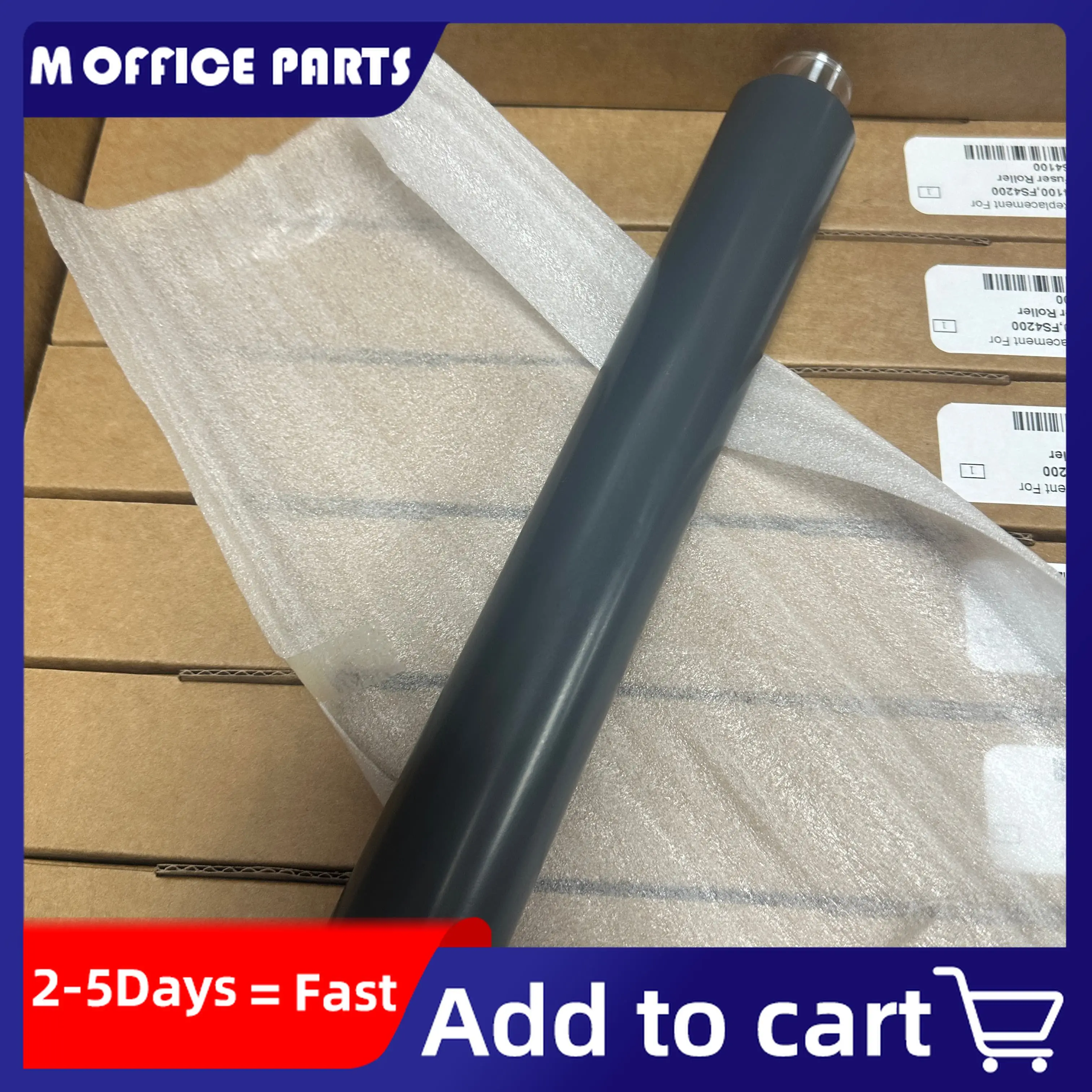 5PCS FK-3130 Fuser Upper Heat Roller support for Kyocera FS 4100 4200 4300 M3550 M3560 M3145 M3645 M3655 M3660 M3860 P3045