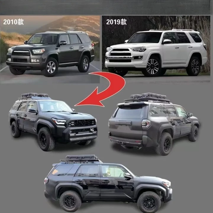 Wholesale Car Body Kit for 4 RUNNER 2010-2019 Upgrade 2025 1:1 Type with Hood,fenders,lights Other Exterior Accessories