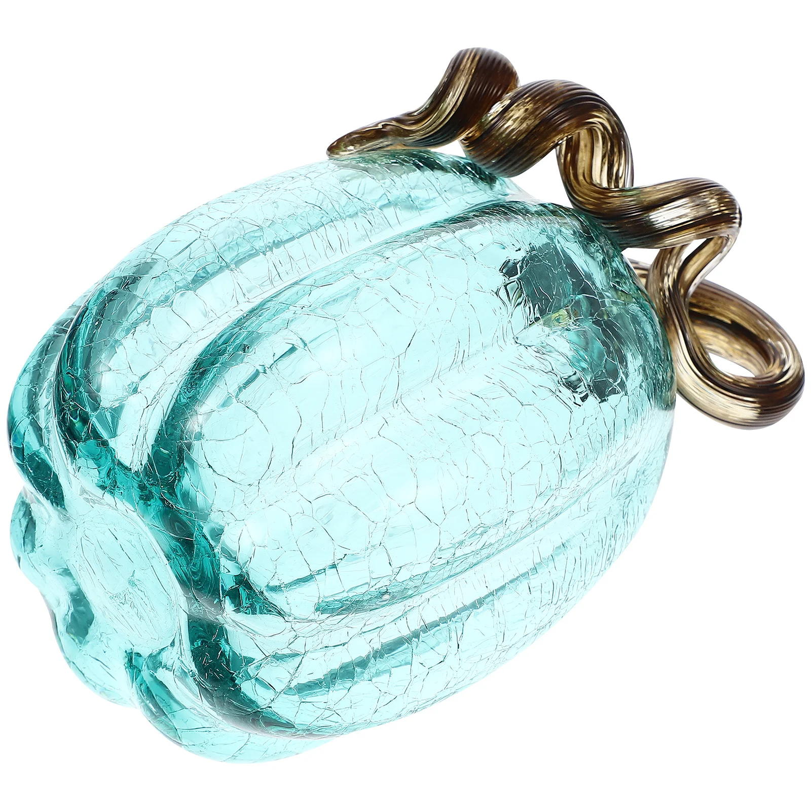 

Glass Pumpkin Decoration Small Pumpkin Craft for Desktop Autumn Room Decor Creative Photo Prop Unique Gift