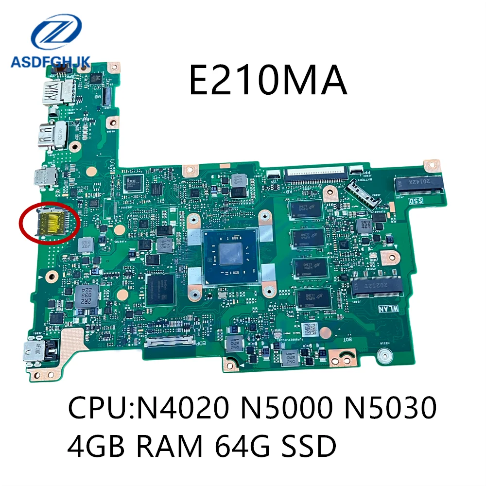 carte-mere-originale-pour-asus-vivobook-12-e210ma-serie-n4020-n5000-n5030-processeur-4-go-de-ram-64-go