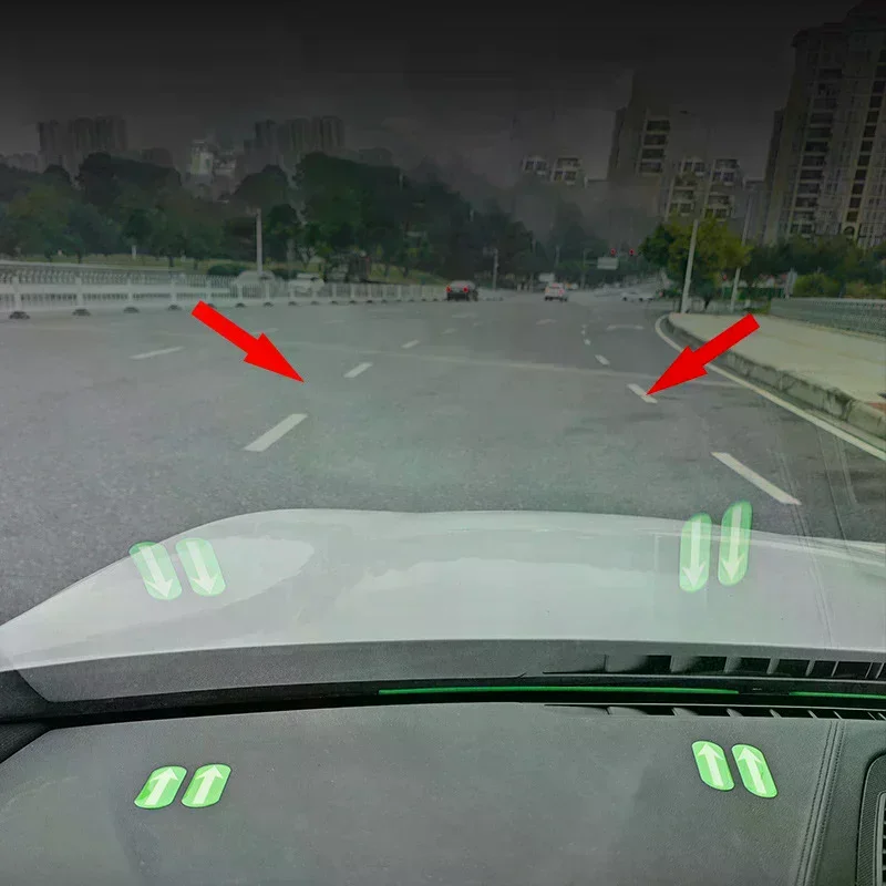 2pcs Car Parking Aid Guide Markers & Wheel Alignment Stickers,Low-Light Visibility Parking Lines, Beginner Driver Assistance view 4