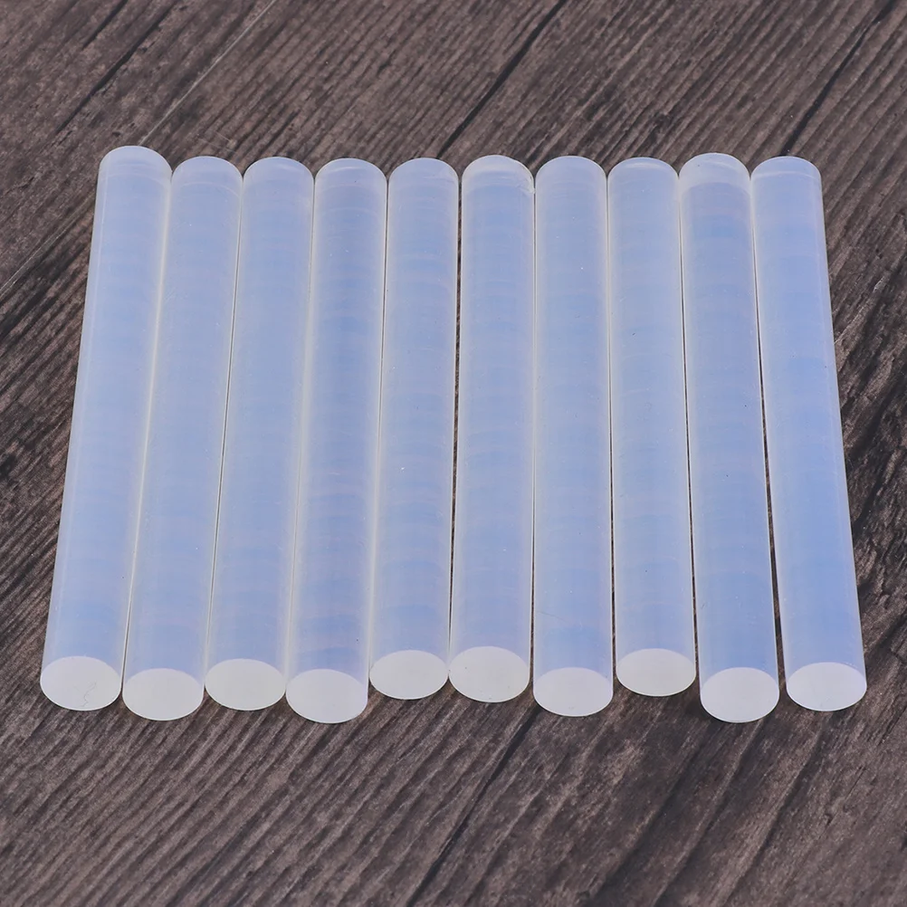 

50Pcs Hot Melt Glue Sticks Transparent Strong Adhesive Flexible Odor-Free for Mini Glue Gun DIY Crafts Wood Glass Packaging