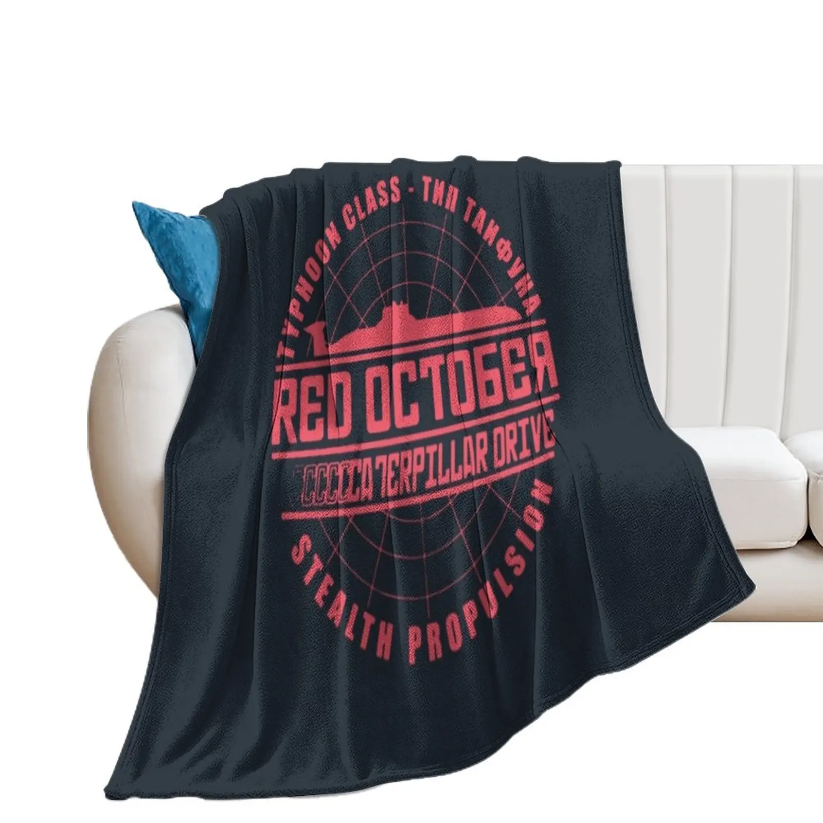 The Hunt For Red October Movie Themed Retro Hunt T Throw Blanket Flannels Soft Plaid For Sofa Thin Custom Blankets