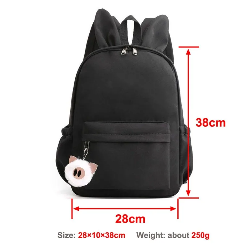 เกม Roblox อุปกรณ์ต่อพ่วงสร้างสรรค์การ์ตูนพิมพ์กระเป๋าเป้สะพายหลังโรงเรียนประถมศึกษาสบายๆกระต่ายน่ารักกระเป๋าเป้สะพายหลังของขวัญสิ่งจําเป็นในชีวิตประจําวัน