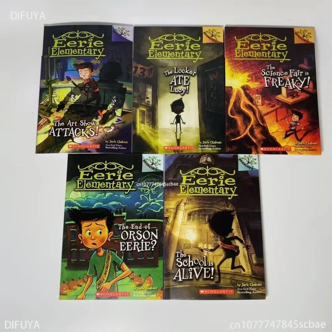 10 volume Eerie SD aneh Sekolah Dasar versi bahasa Inggris asli buku cerita anak-anak membaca tidur