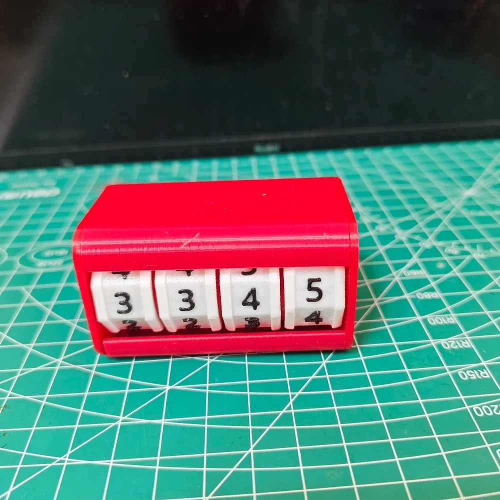 4 Digit Score Counter Board Game Accessory TCG Battle Number Wheel Scorer Card Play Score Recorder Dice Tool Table Football