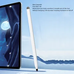 Universal Pencil Dual Head Touch Capacitive Screen Stylus Pen For Ipad Tablet Smartphone