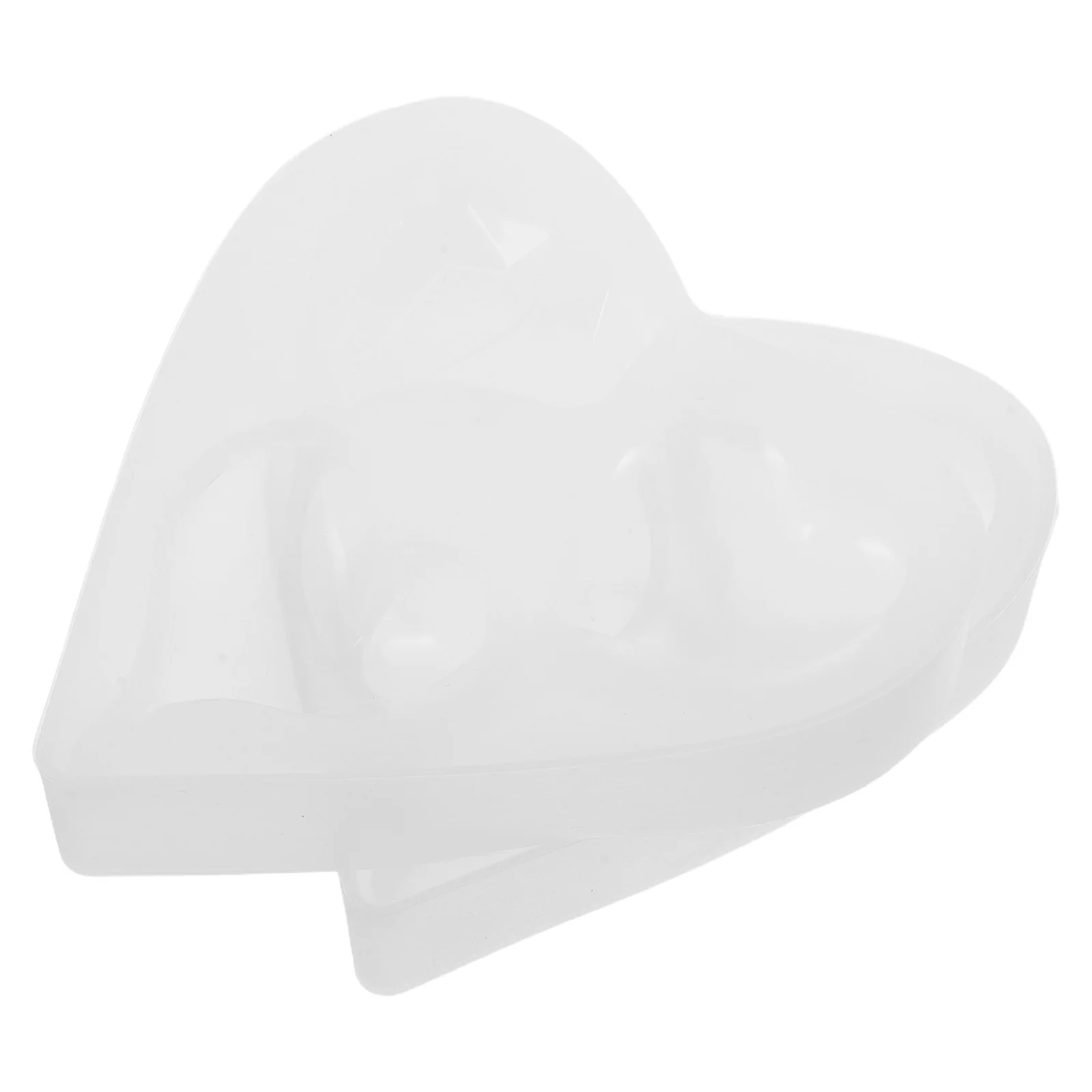 2Pcs Heart Silicone Molds Love Shape Epoxy Resin Craft DIY Valentine Soap Making Reusable High Temp Tolerance
