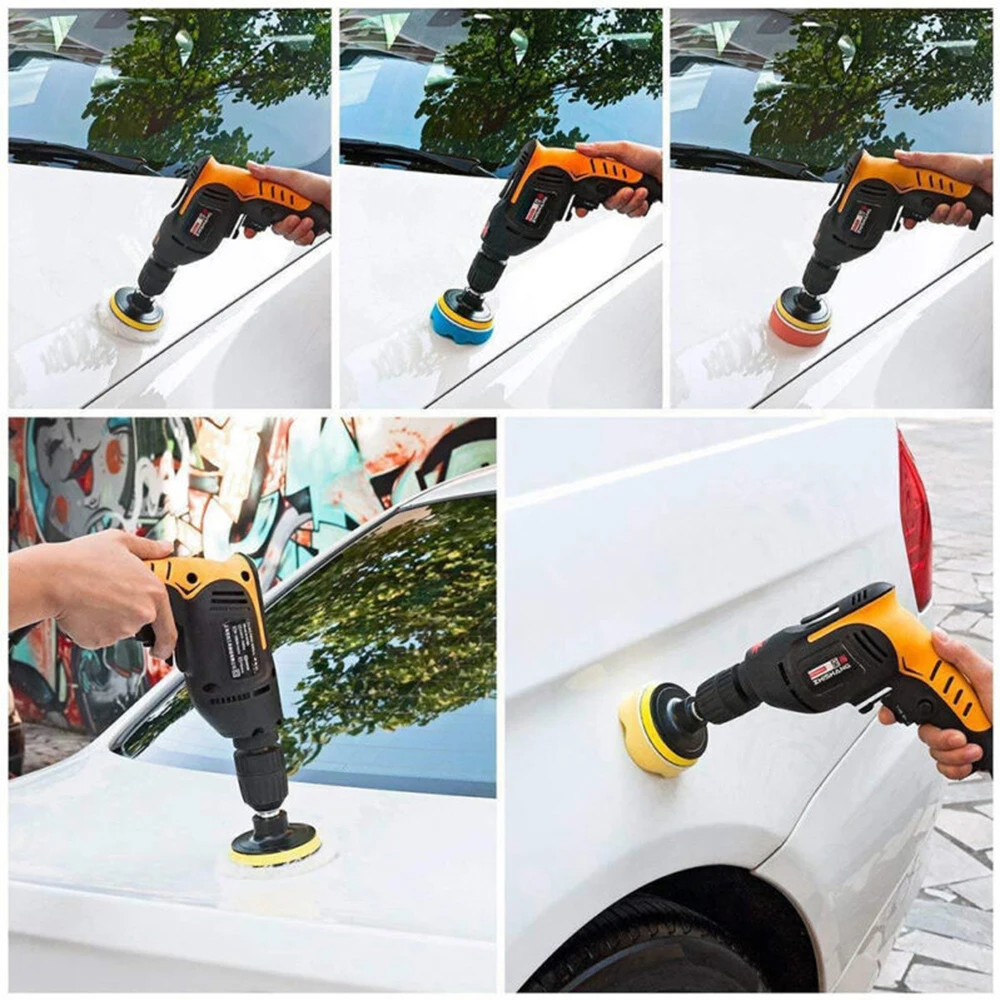 3-inch car beauty polishing wheel sponge polishing and waxing plate car cleaning and maintenance products