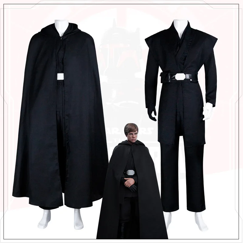 

Episode V The Empire Strikes Luke Cos Skywalker Cosplay Roleplay Costume Adult Men Outfits Belt Waistbag Halloween Carnival Suit