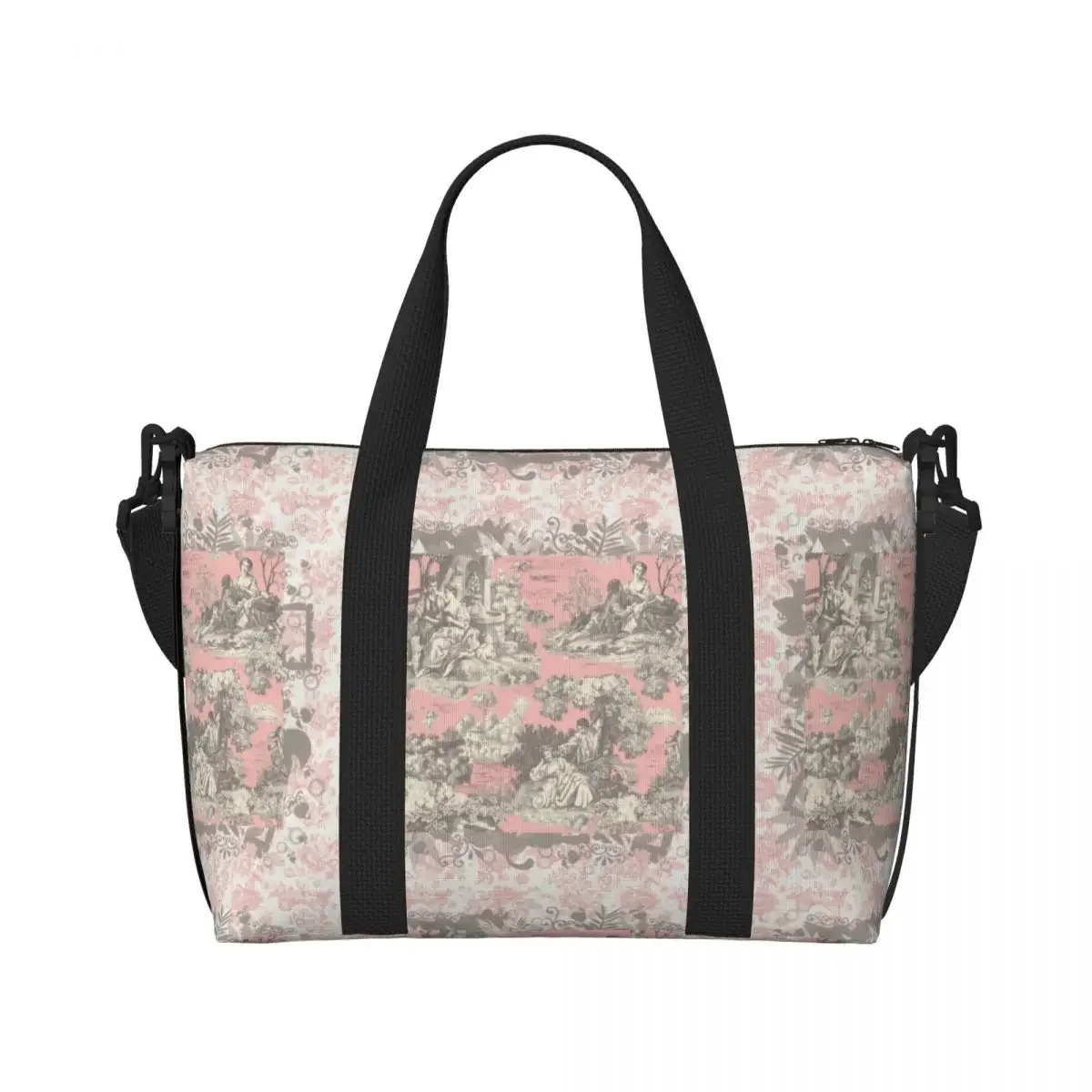 حقيبة تويلي دي جوي المخصصة للنساء ذات سعة كبيرة وحقائب سفر على الشاطئ والجيم الفرنسية