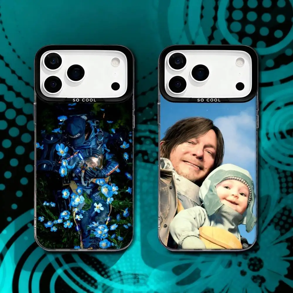 

D-Death S-Stranding 2 On The Beach Phone Case For iPhone 17,16,15,14,13,12,X,8,Pro,Max,Plus,SE4,Air,Mini HD Black IMD Matte