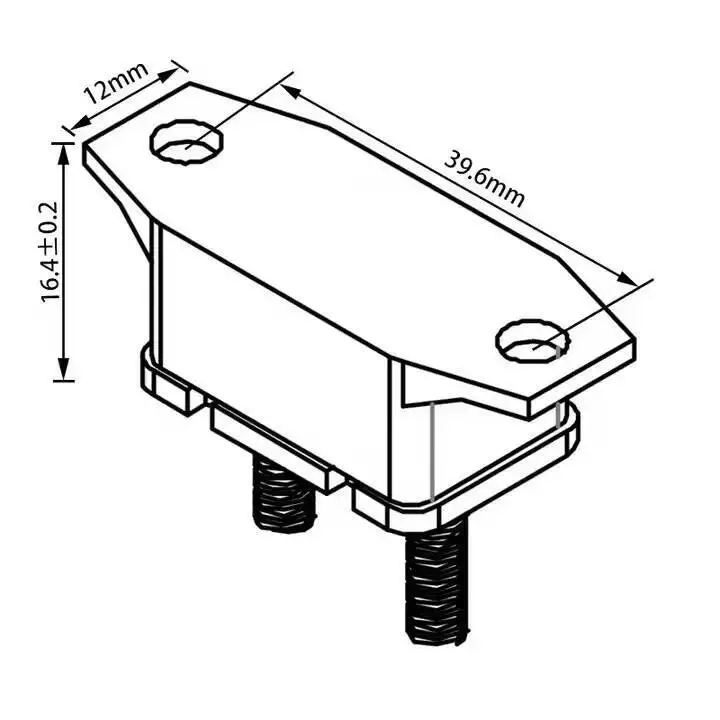 เบรกเกอร์วงจรรถยนต์แบบสตั๊ดโบลต์ 15A 20A 25A 30A 50A ป้องกันกระแสเกิน รีเซ็ตอัตโนมัติ