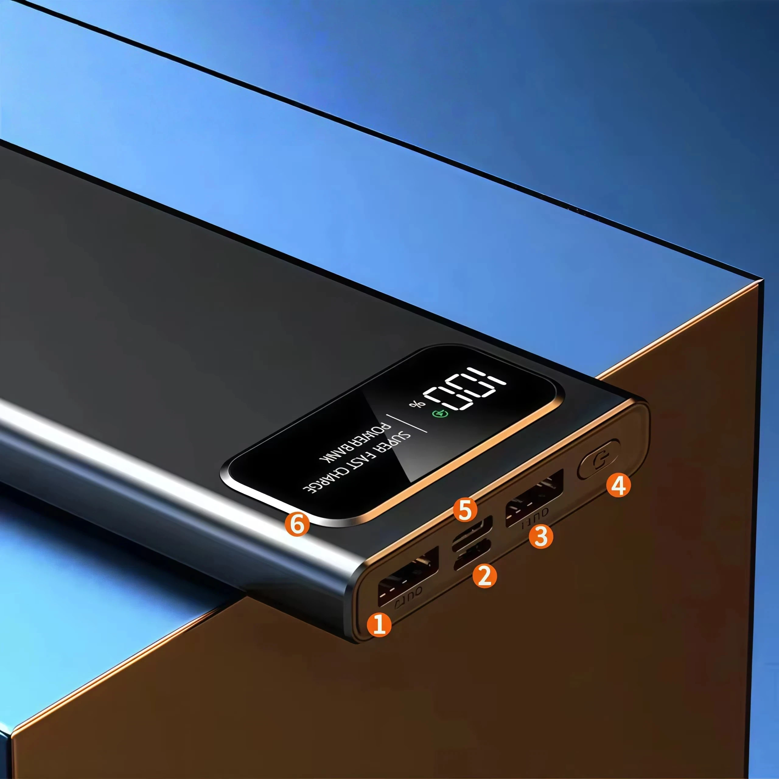 ONEPLUS 200000mAh قوة البنك 120 واط شحن سريع للغاية بطارية عالية السعة شاشة ديجيتال قوة البنك آيفون سامسونج هواوي #5