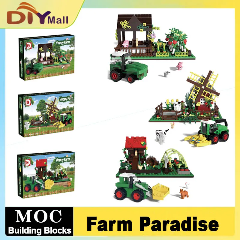 

DK6031 1088PCS MOC Dwarf Home Fantasy Building Kit Collectible DIY Model Mecha Elements Summer Holiday Gift for Kids Adults