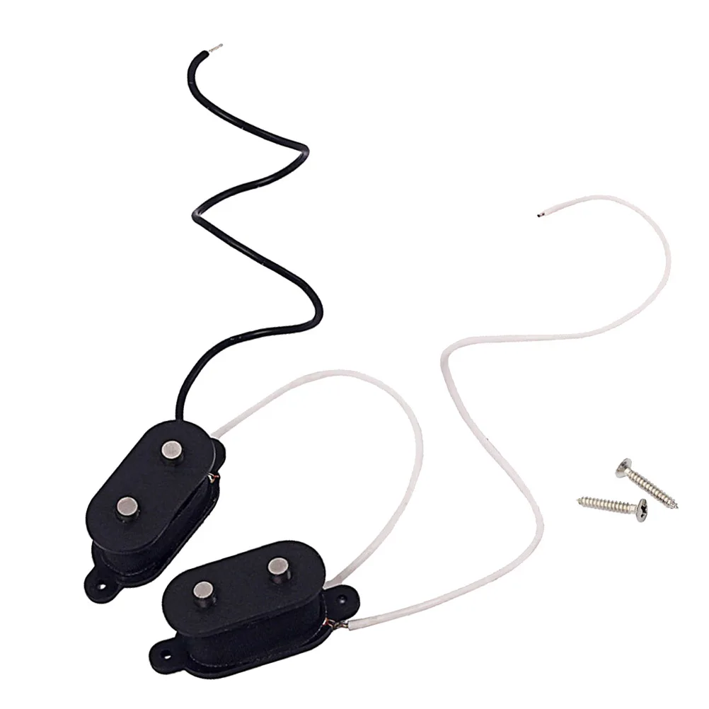

Bass Pickup Black Electric Guitar Tuning for Acoustic Versatile Aggressive Harmonics